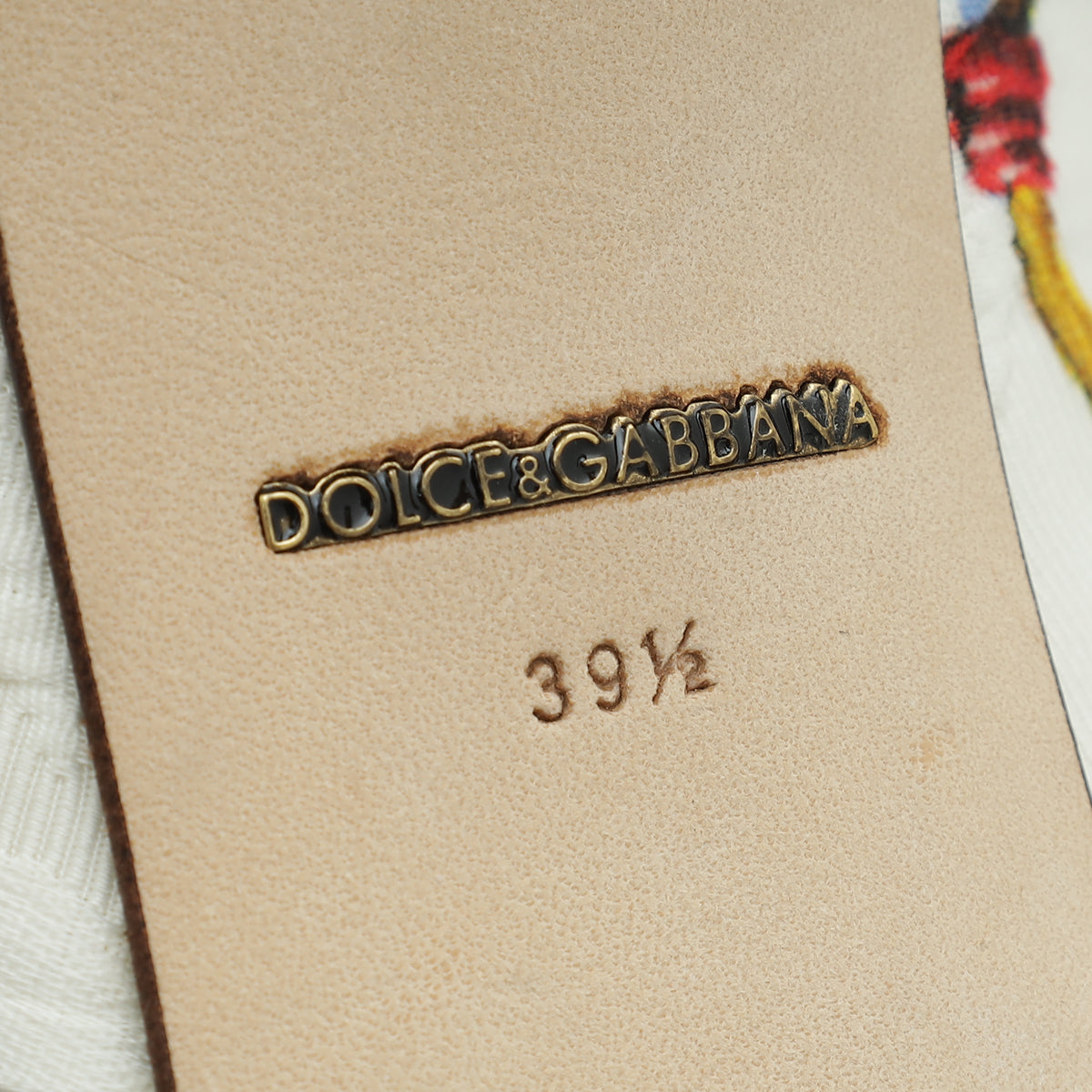 Dolce & Gabbana White Multicolor Majolica Bellucci Pumps 39.5
