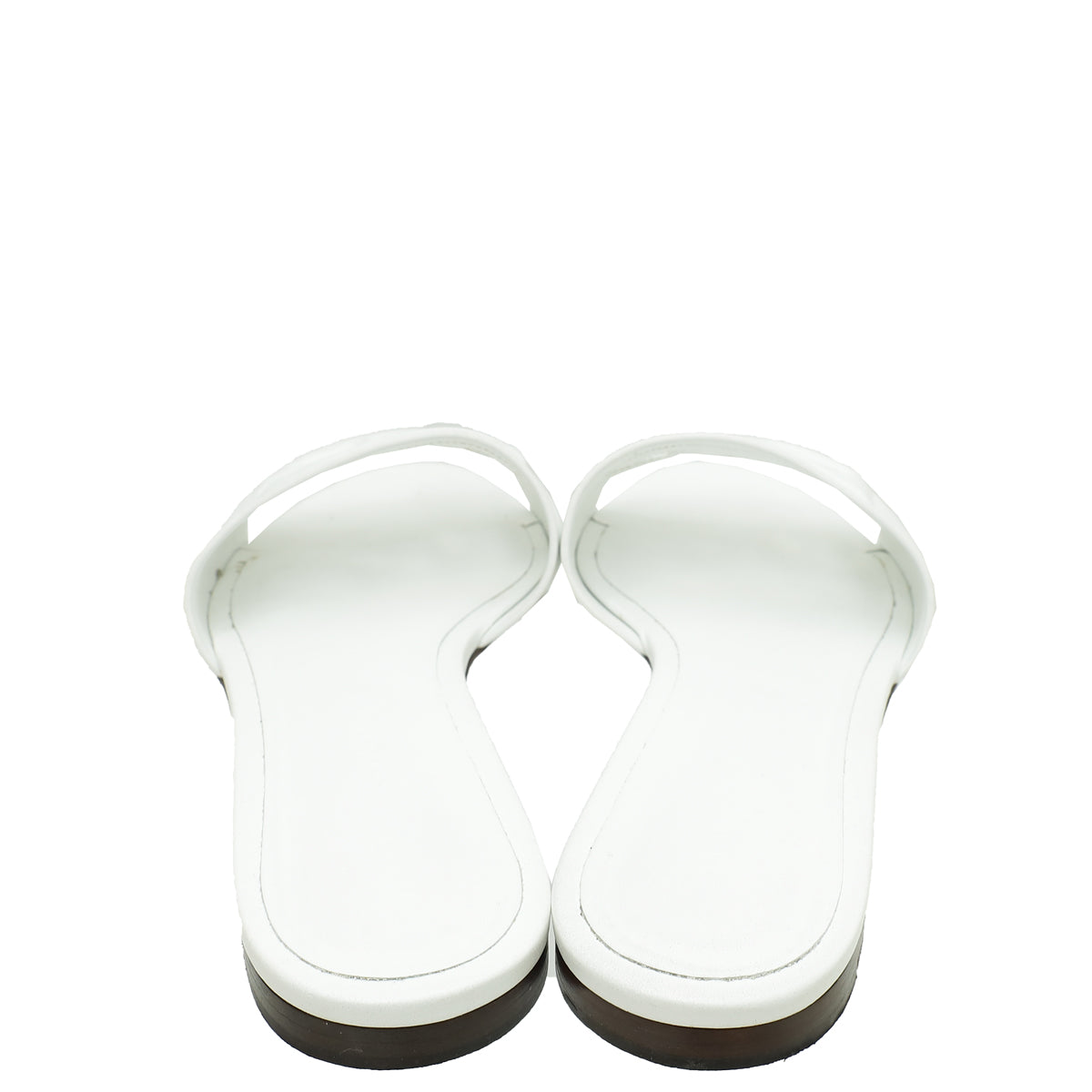 Dolce & Gabbana White DG Logo Flat Mules 39.5