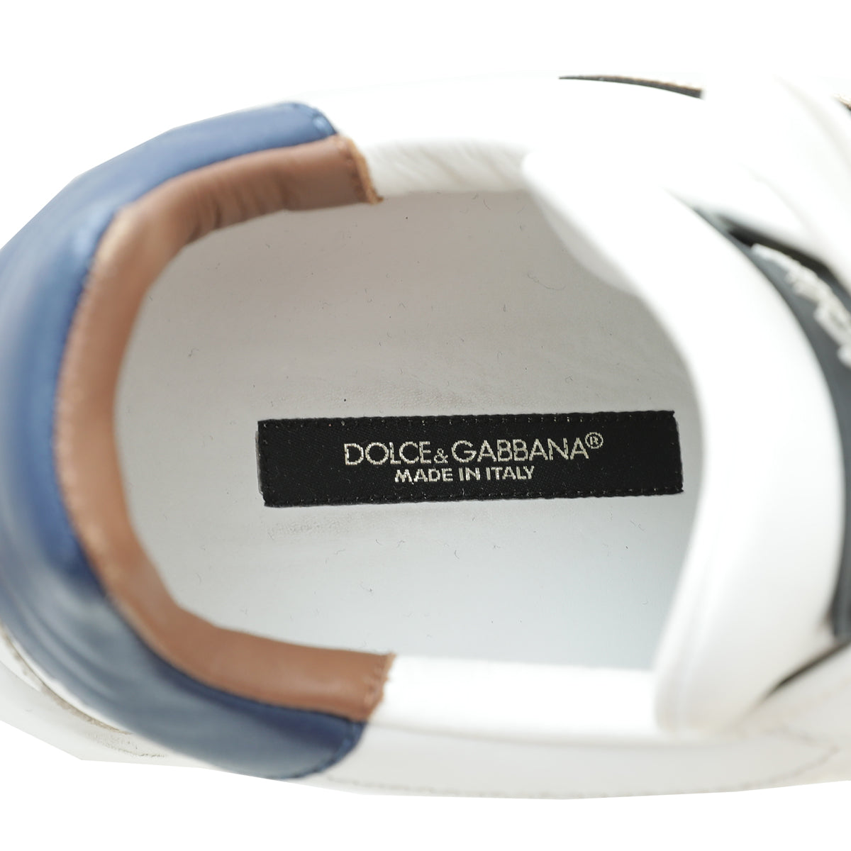Dolce & Gabbana White Multicolor DG I-Heart Portofino Sneakers 39