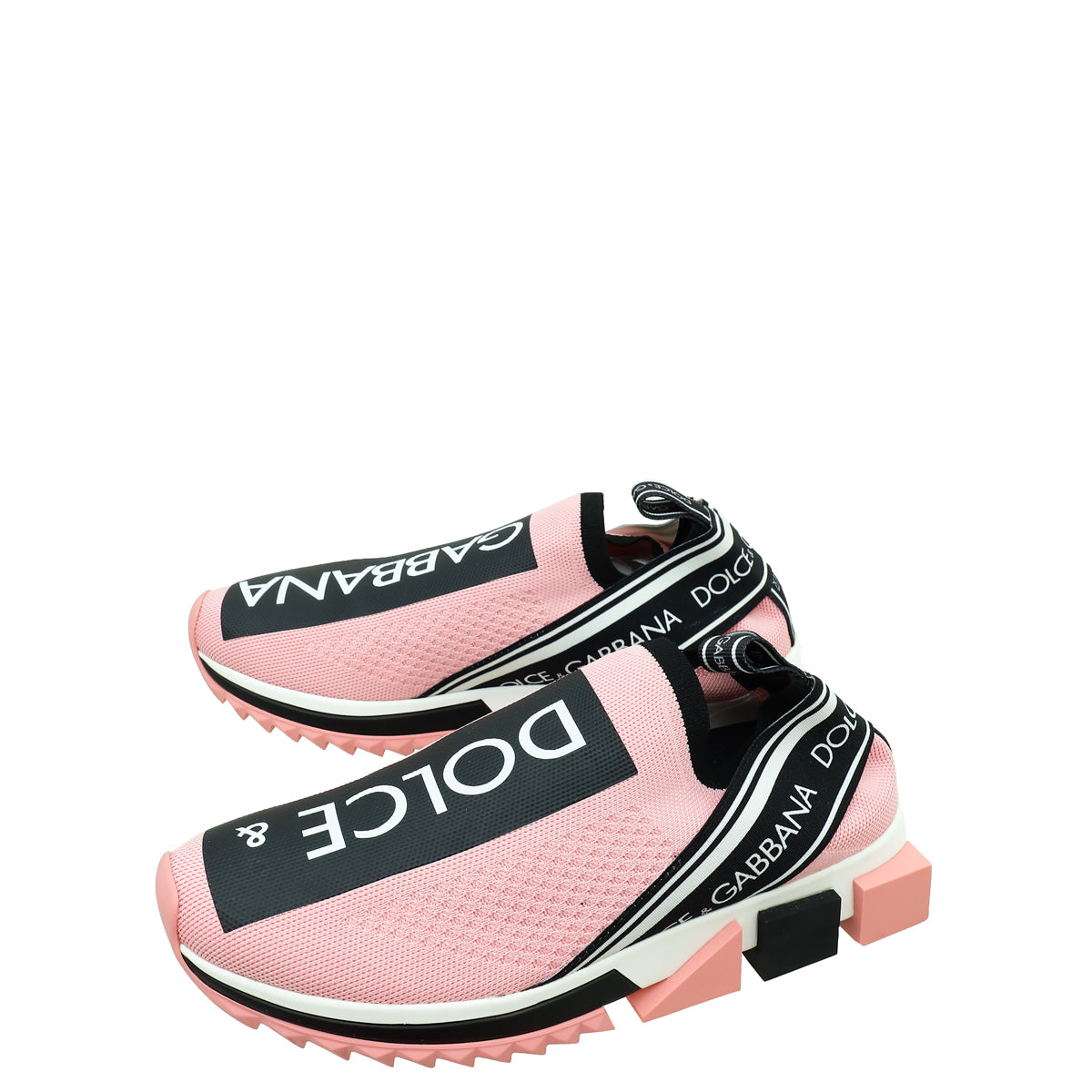 Dolce & Gabbana Pink Sorrento Mesh Sneaker 39-Dolce & Gabbana-THE CLOSET