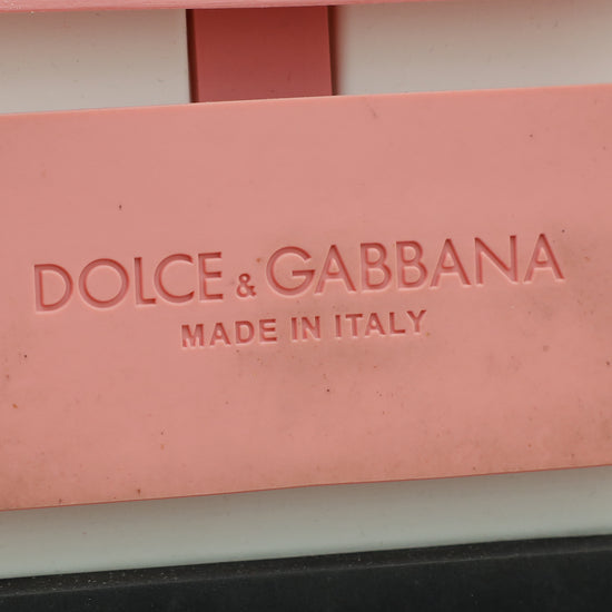 Dolce & Gabbana Pink Sorrento Mesh Sneaker 39