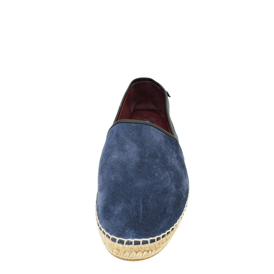 Dolce & Gabbana Bicolor Suede Flat Espadrille 9