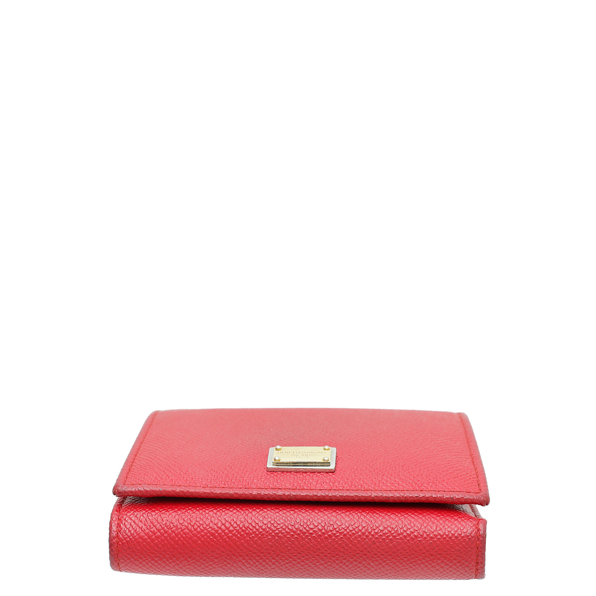 Dolce & Gabbana Red Dauphine Sicily Bifold Wallet