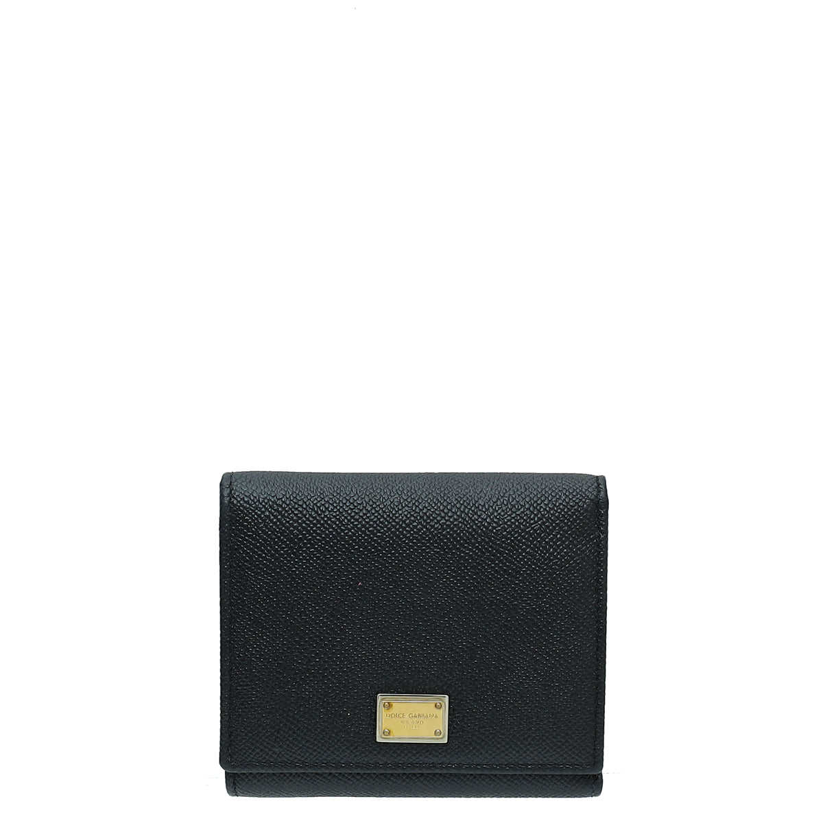 Dolce & Gabbana Black Sicily Compact Wallet-Dolce & Gabbana-THE CLOSET