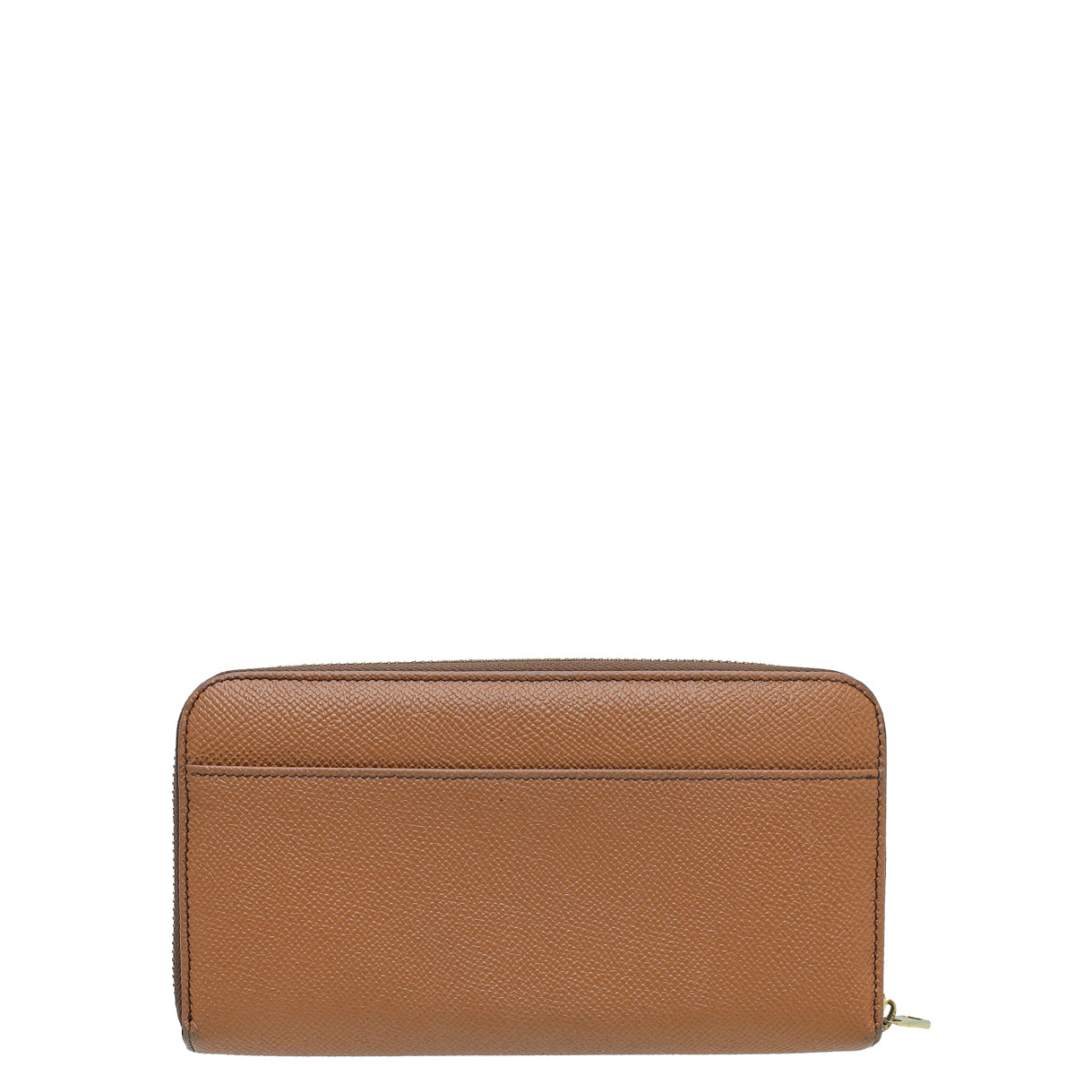 Dolce & Gabbana Caramel Zip Around Long Wallet-Dolce & Gabbana-THE CLOSET