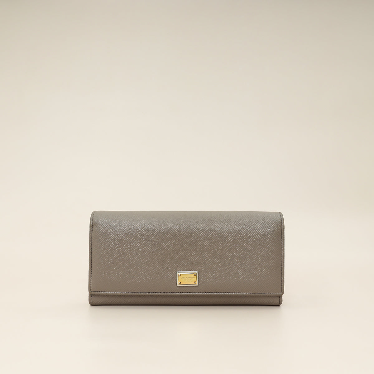 Dolce & Gabbana Grey Dauphine Continental Wallet-Dolce & Gabbana-THE CLOSET