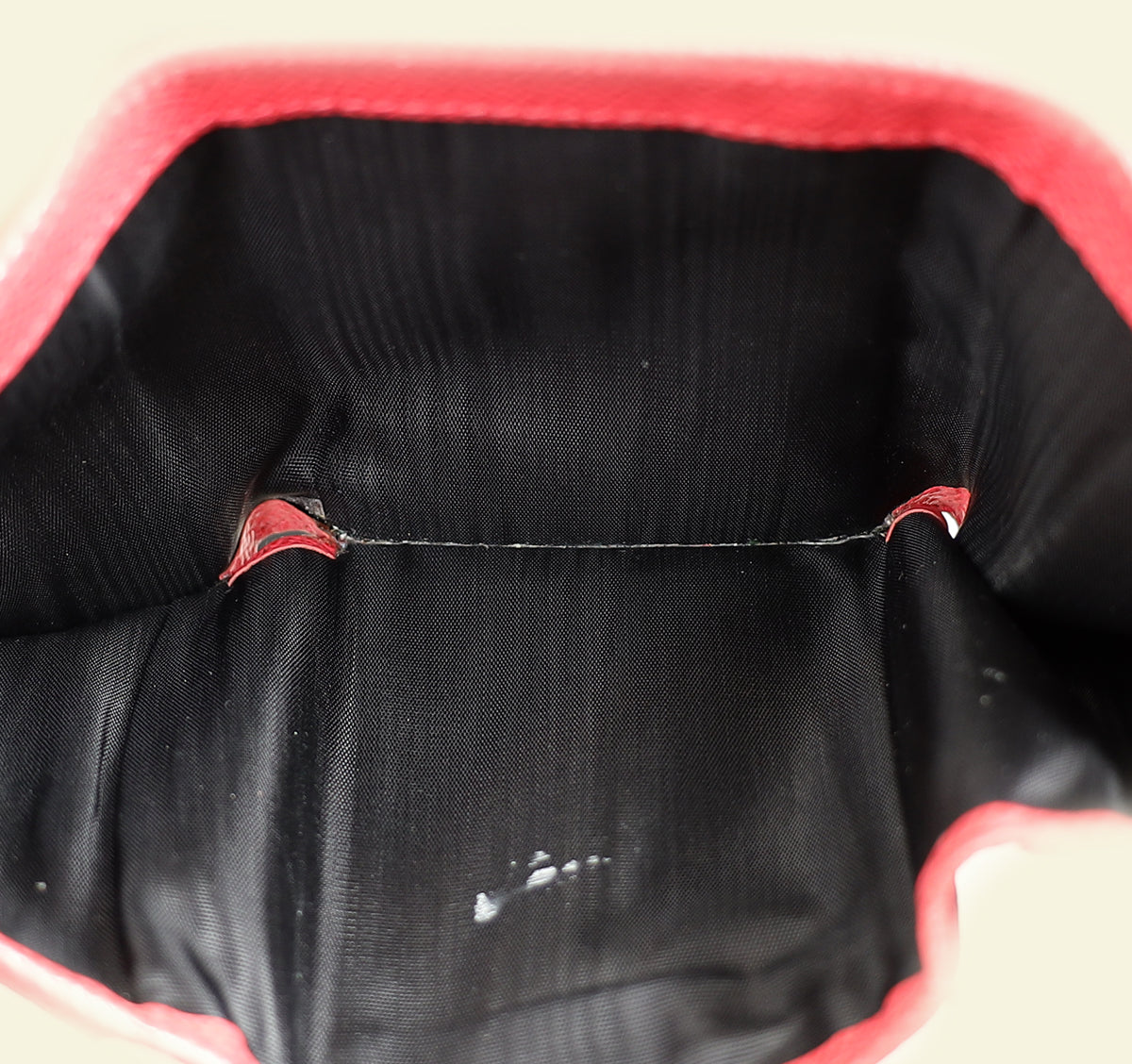 Dolce & Gabbana Red Trifold Compact Wallet