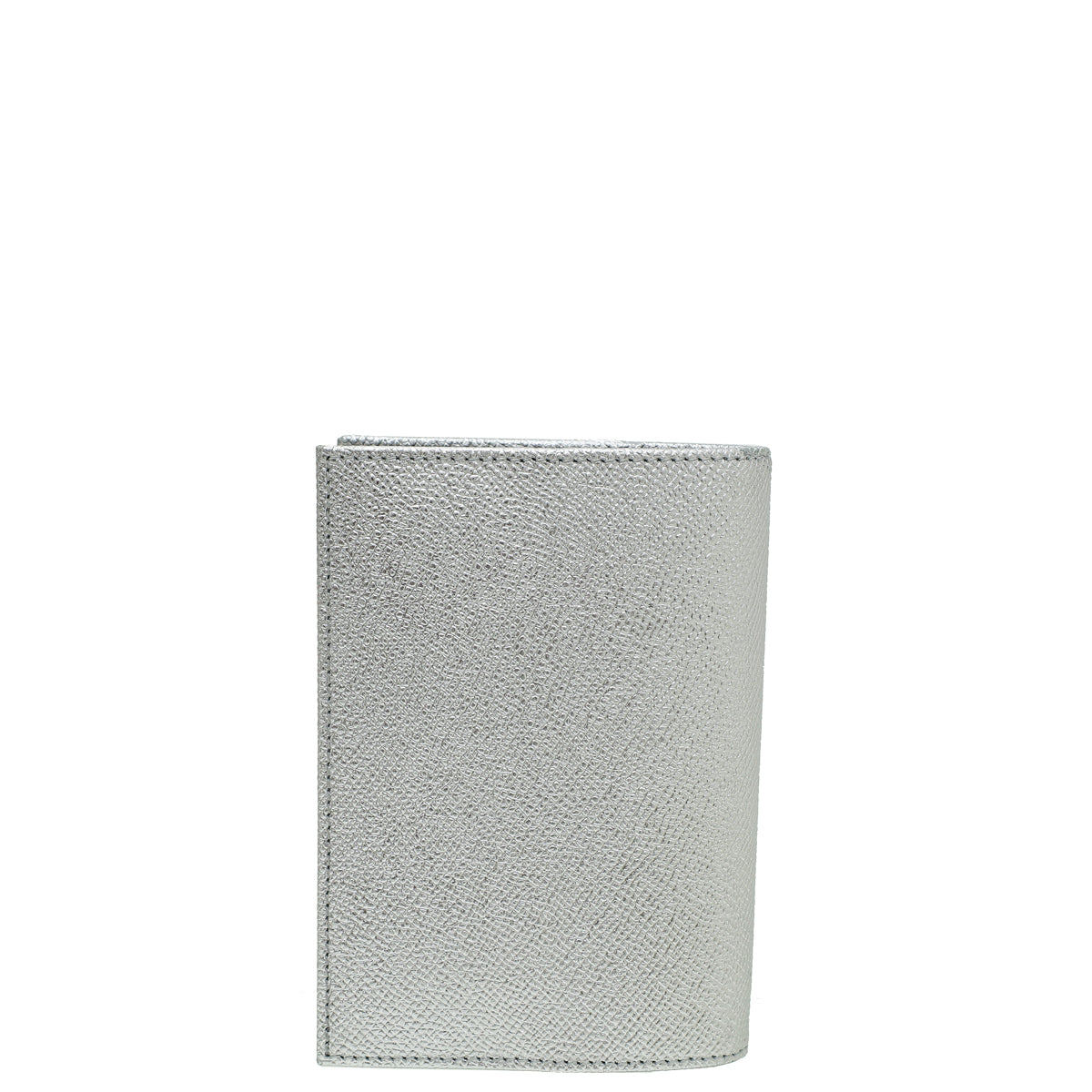 Dolce & Gabbana Silver Dauphine Crystal Logo Passport Holder