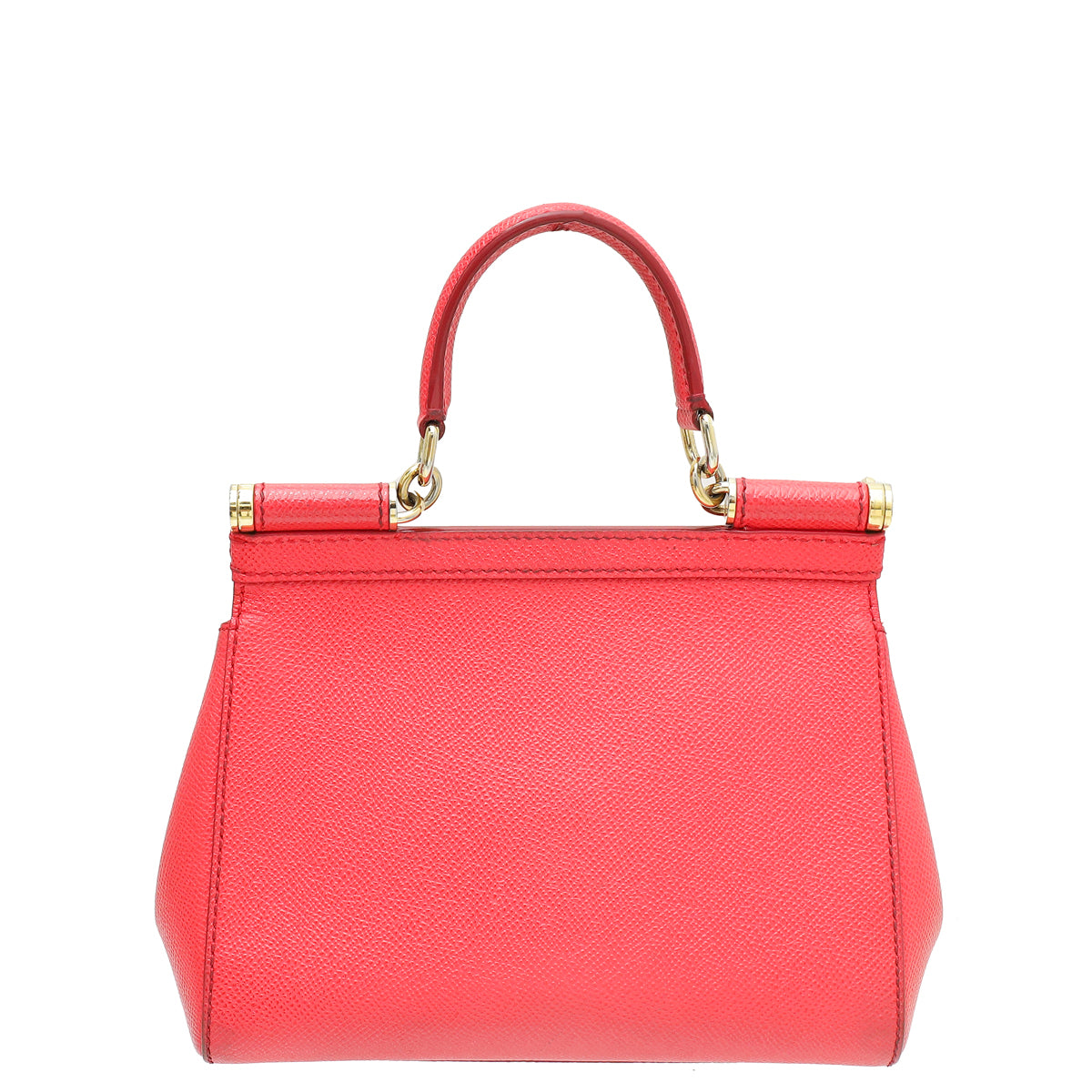 Dolce & Gabbana Red Dauphine Small Sicily Bag-Dolce & Gabbana-THE CLOSET