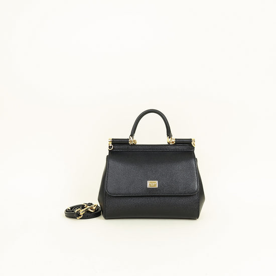 Dolce & Gabbana Black Sicily ٍSmall Bag