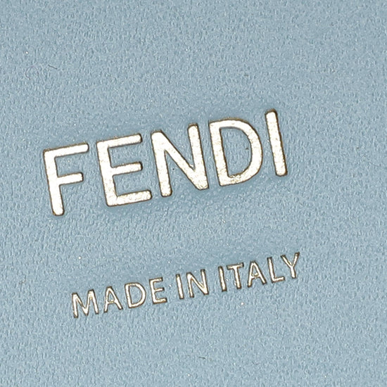 Fendi Sky Blue Sunshine “FENDI ROMA” Shopper Medium Bag