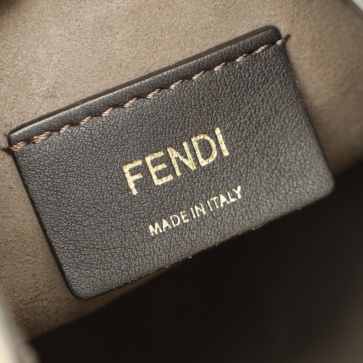 Fendi Etoupe Mon Tresor Mini Bucket Bag