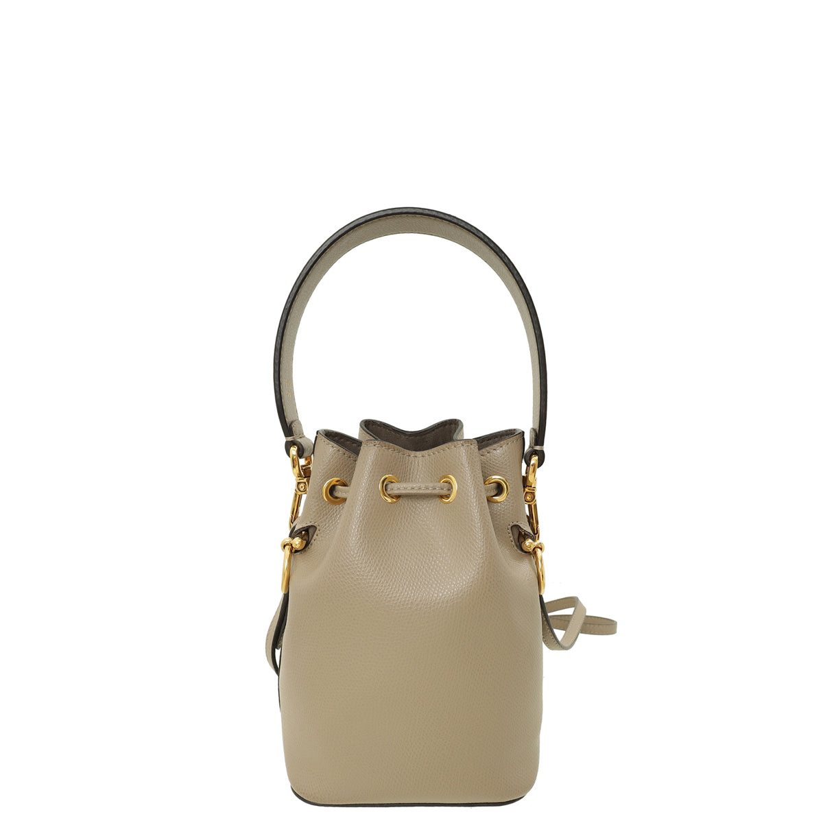 Fendi Etoupe Mon Tresor Mini Bucket Bag THE CLOSET