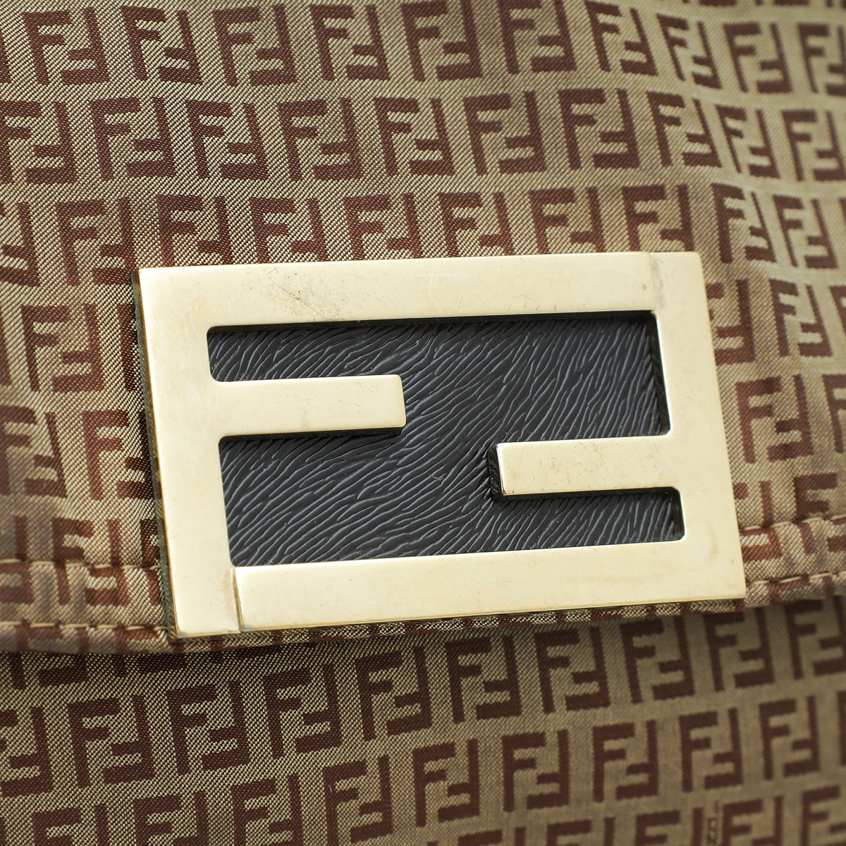 Fendi Brown Zucchino Nylon Shoulder Bag – THE CLOSET