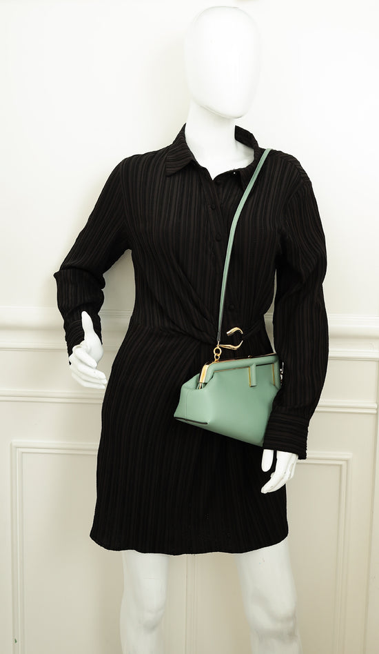Fendi Pastel Green First Small Bag-Fendi-THE CLOSET