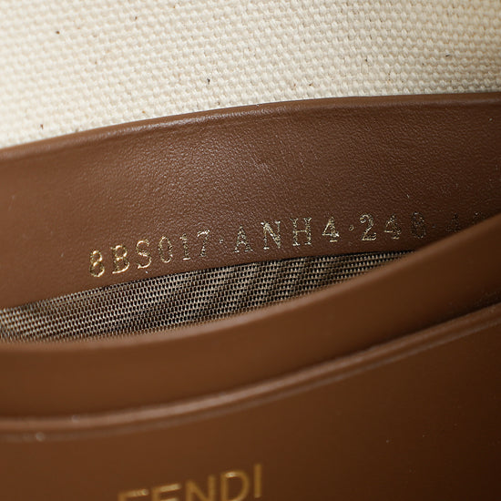 Fendi Multicolor Embroidered Mini Baguette Bag