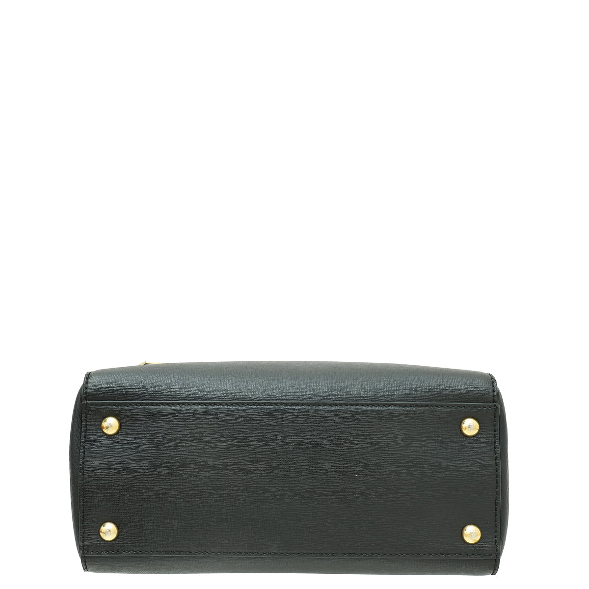 Fendi Black 2 Jours Petite Bag W/ A.M Initials