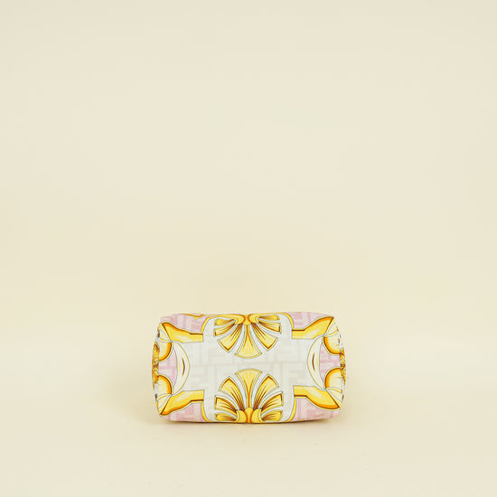 Fendi Multicolor X VERSACE Fendace FF Baroque Trapezoid Beauty Pouch