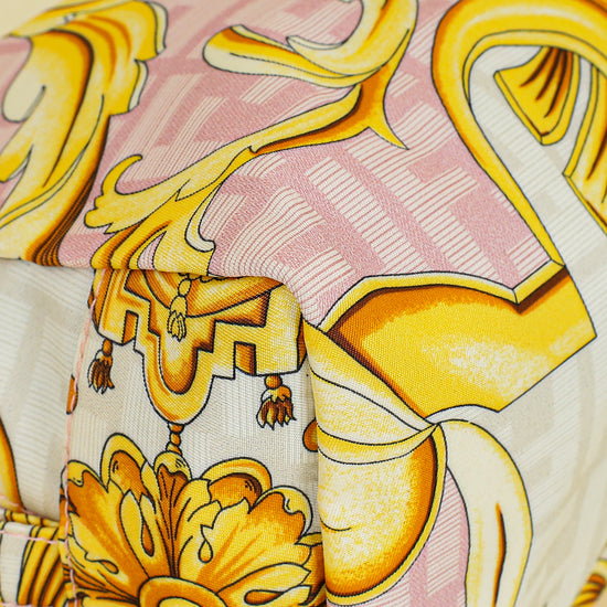 Fendi Multicolor X VERSACE Fendace FF Baroque Trapezoid Beauty Pouch