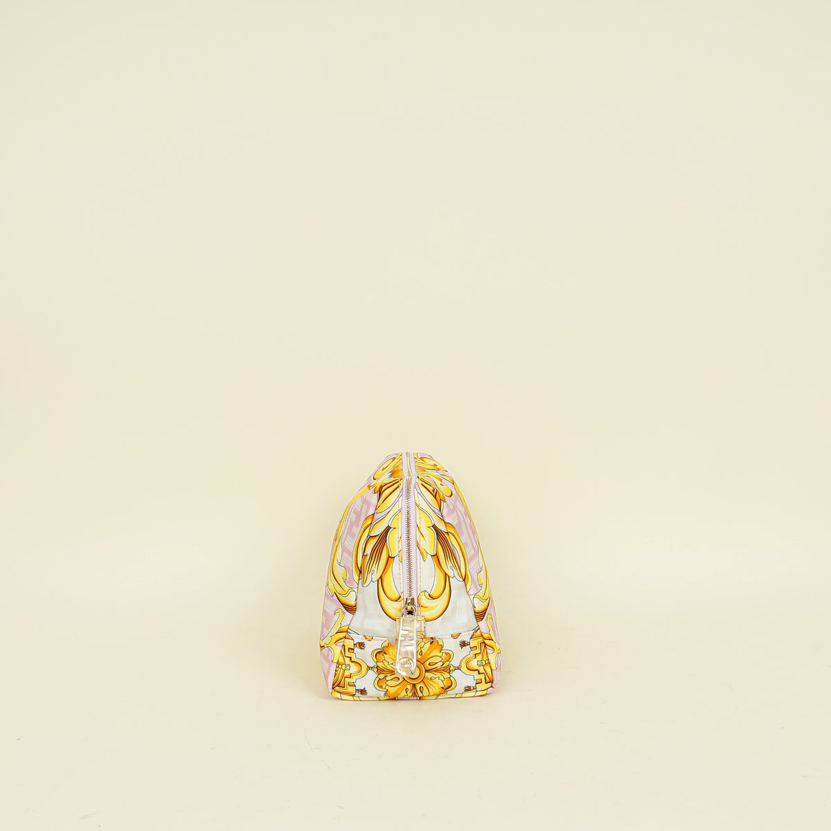 Fendi Multicolor X VERSACE Fendace FF Baroque Trapezoid Beauty Pouch