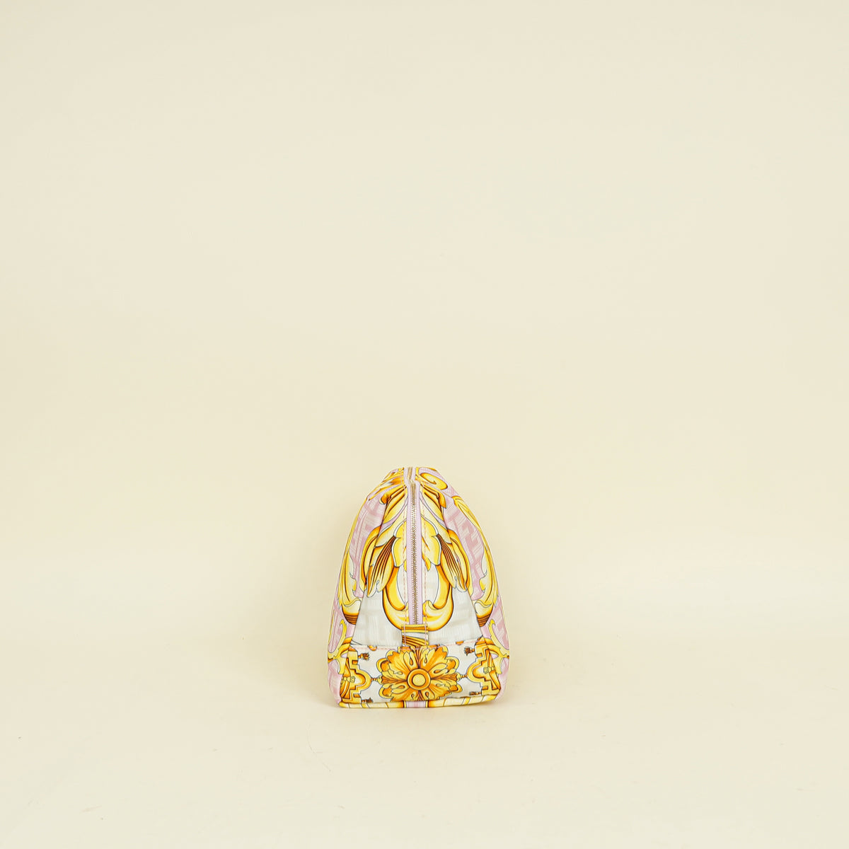 Fendi Multicolor X VERSACE Fendace FF Baroque Trapezoid Beauty Pouch