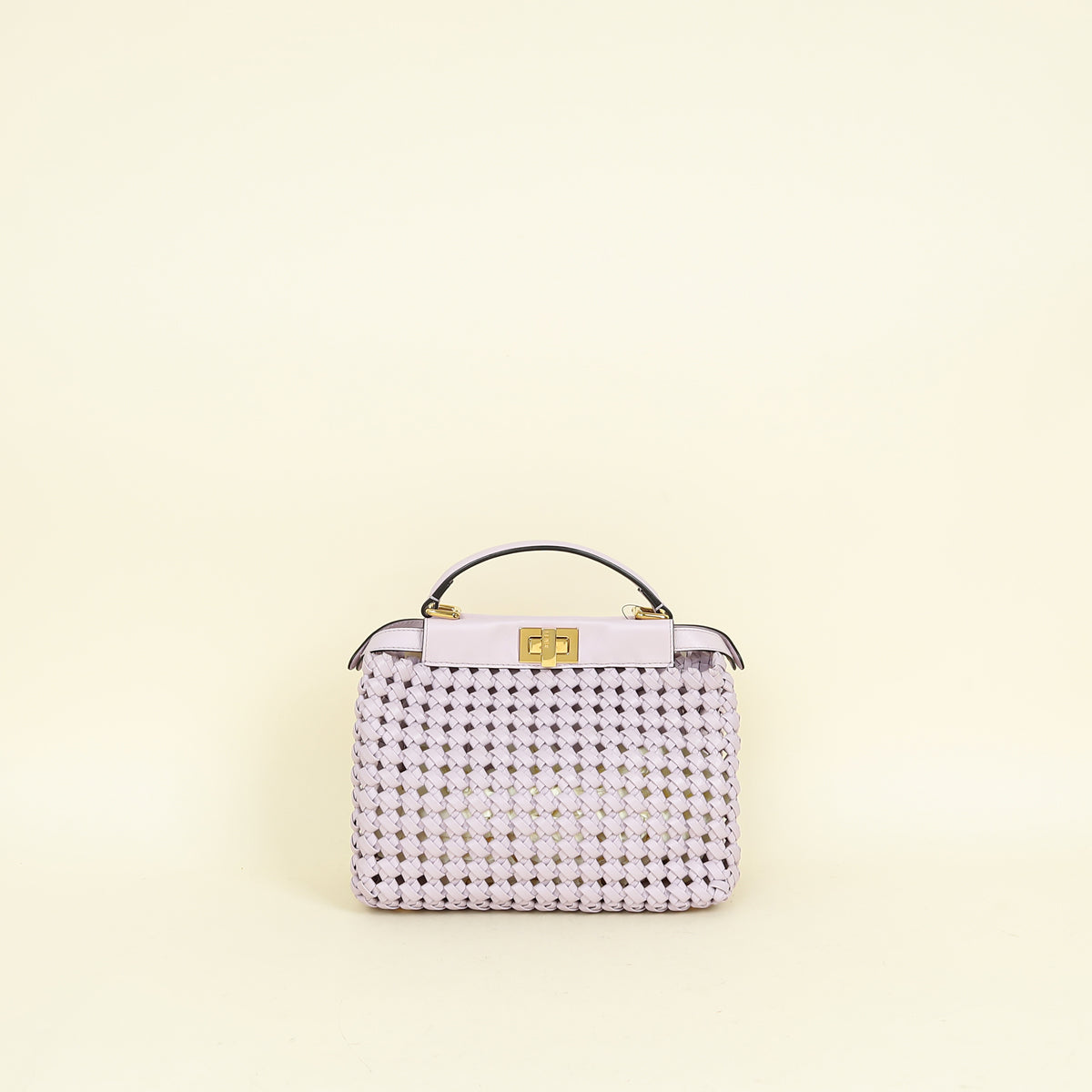 Fendi Lilac Peekaboo Mini Bag