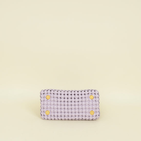 Fendi Lilac Peekaboo Mini Bag