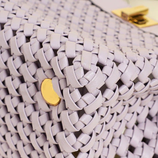 Fendi Lilac Peekaboo Mini Bag