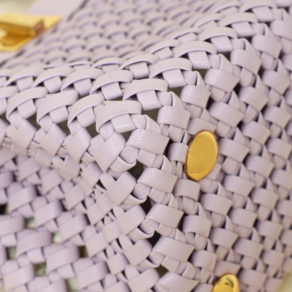 Fendi Lilac Peekaboo Mini Bag