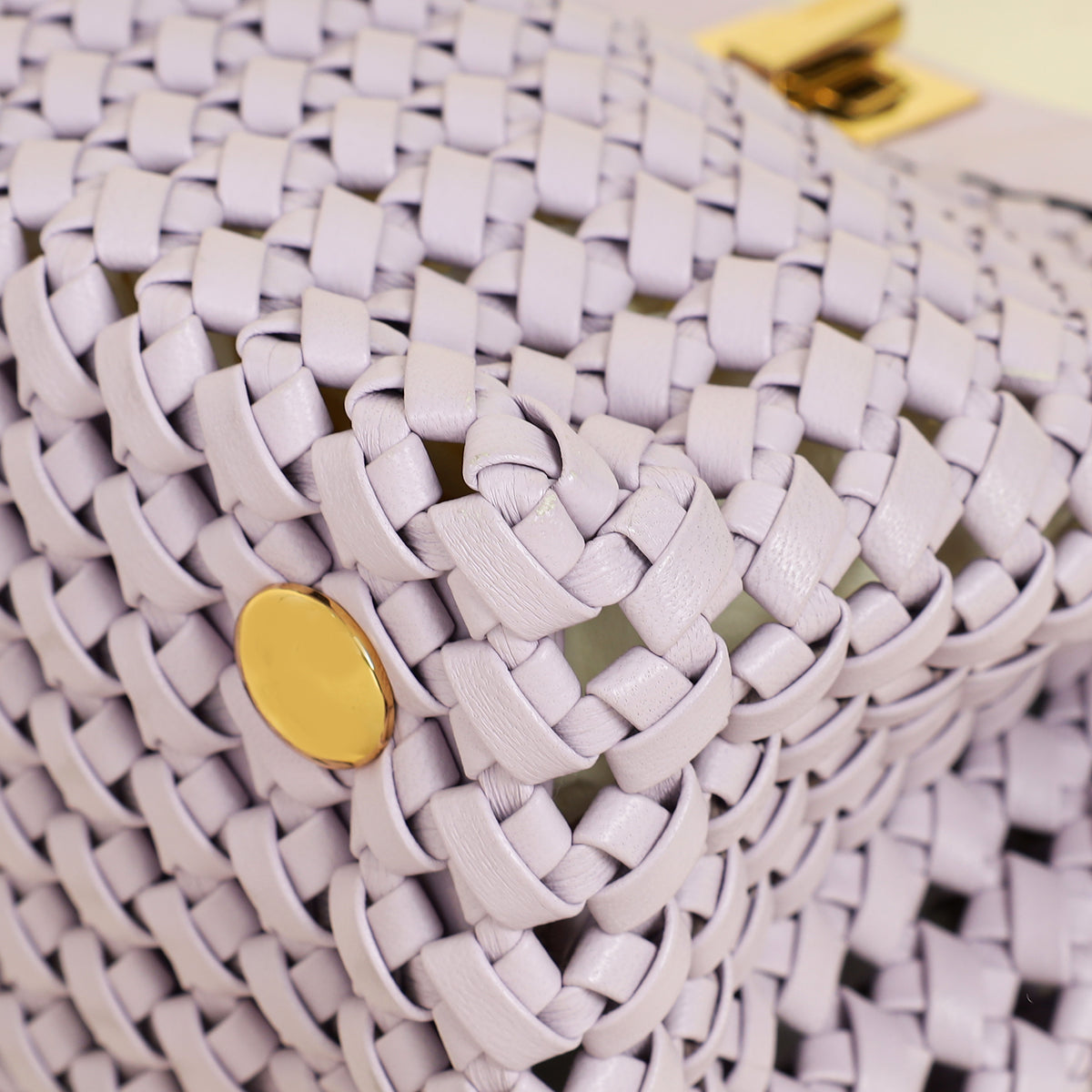 Fendi Lilac Peekaboo Mini Bag