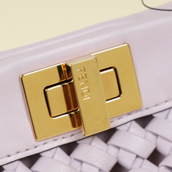 Fendi Lilac Peekaboo Mini Bag