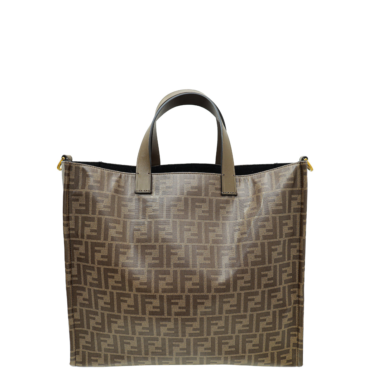 Fendi Tricolor Zucca Mania Glazed Shopping Tote Large Bag-Fendi-THE CLOSET