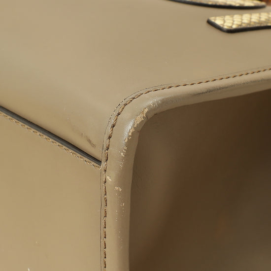 Fendi Etoupe Sunshine Medium and Elaphe Bag-Fendi-THE CLOSET