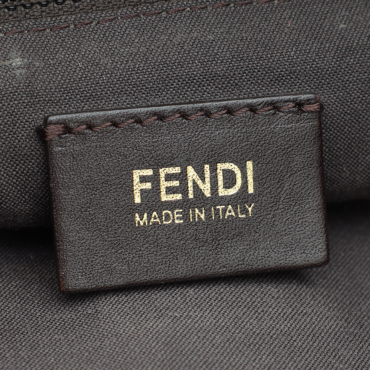 Fendi Tobacco Zucca Mia Flap Large Shoulder Bag-Fendi-THE CLOSET