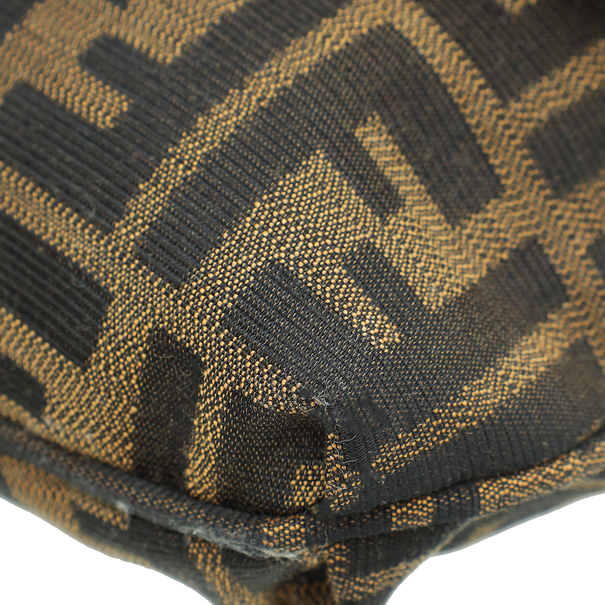 Fendi Tobacco Zucca Mia Flap Large Shoulder Bag-Fendi-THE CLOSET