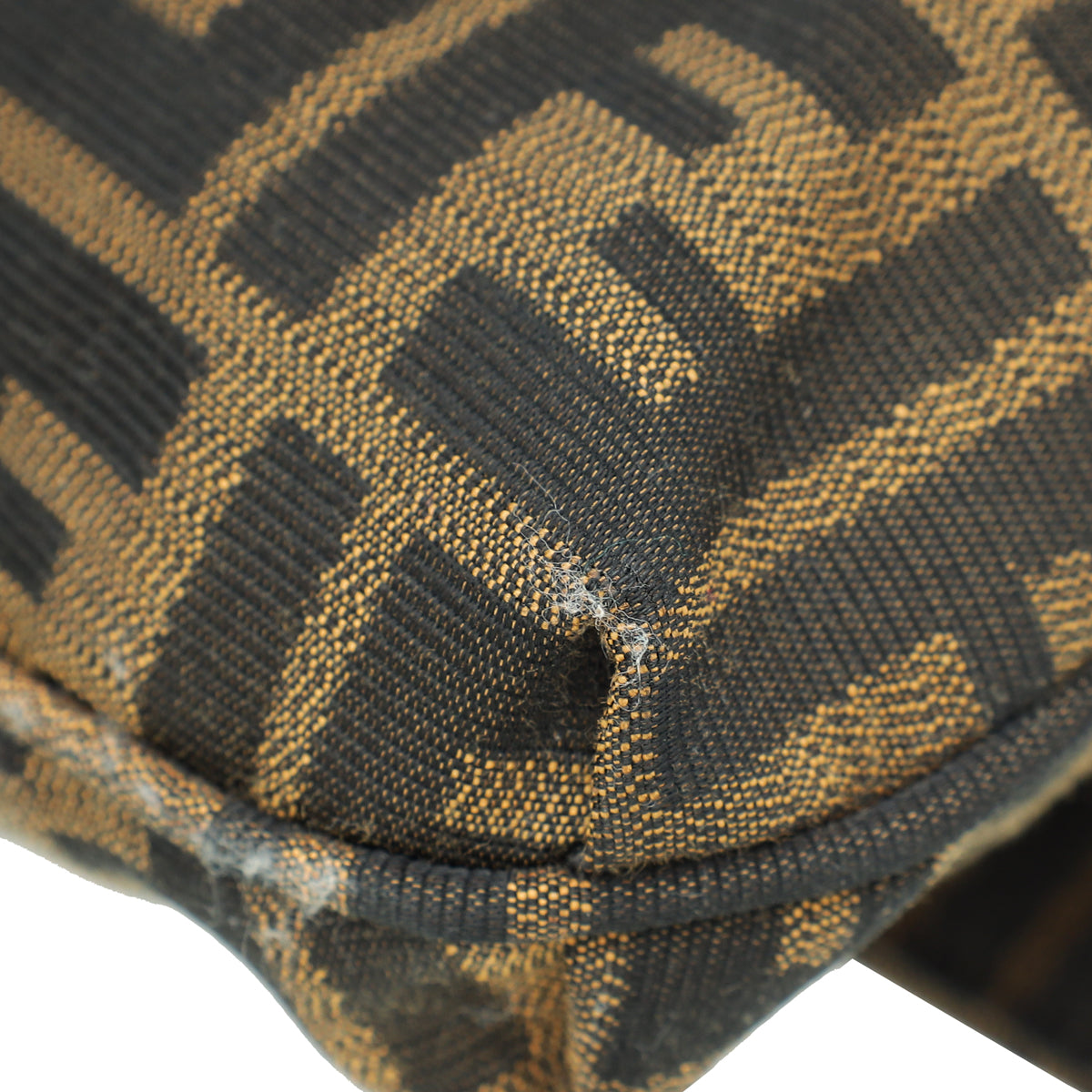 Fendi Tobacco Zucca Mia Flap Large Shoulder Bag-Fendi-THE CLOSET