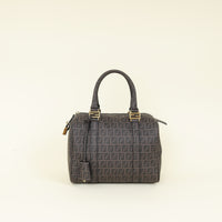 Fendi Brown Forever Spalmatti Boston Bag