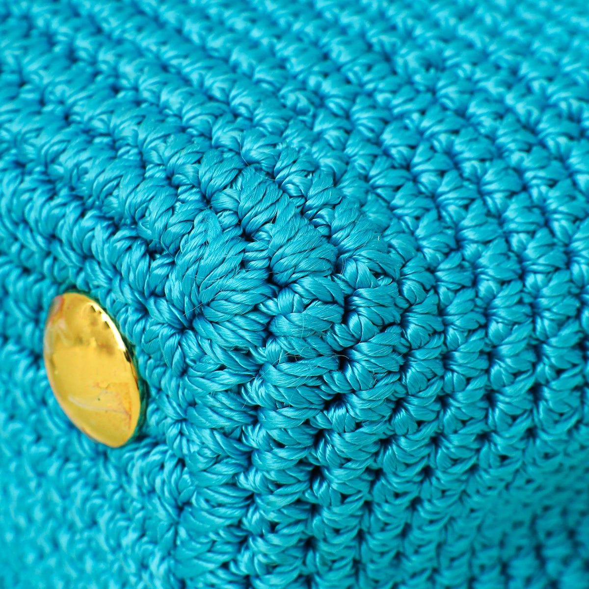 Fendi Bicolor Peekaboo Cotton Crochet Mini Bag