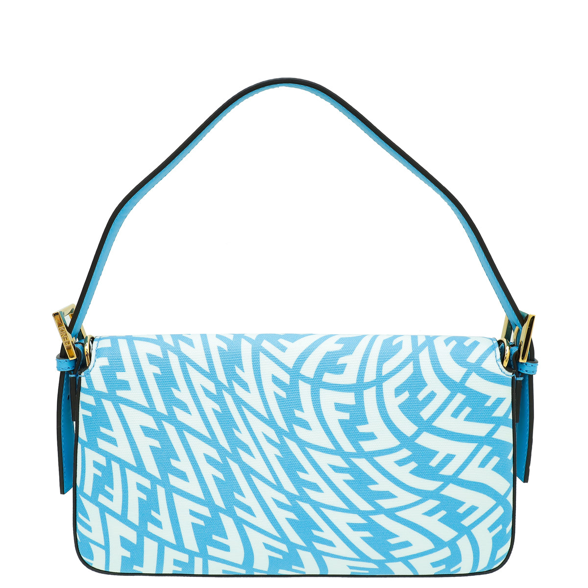 Fendi Bicolor X Sarah Coleman Baguette Vitello King FF Vertigo Medium Bag-Fendi-THE CLOSET