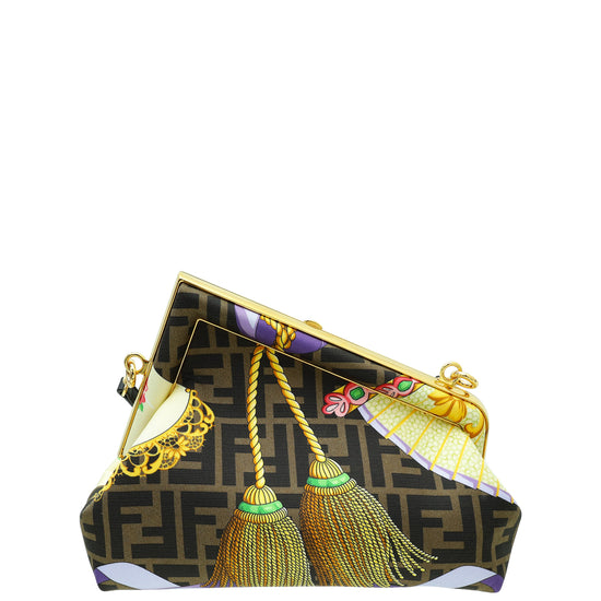 Fendi Multicolor X Versace Fendace FF Fans Zucca First Small Bag