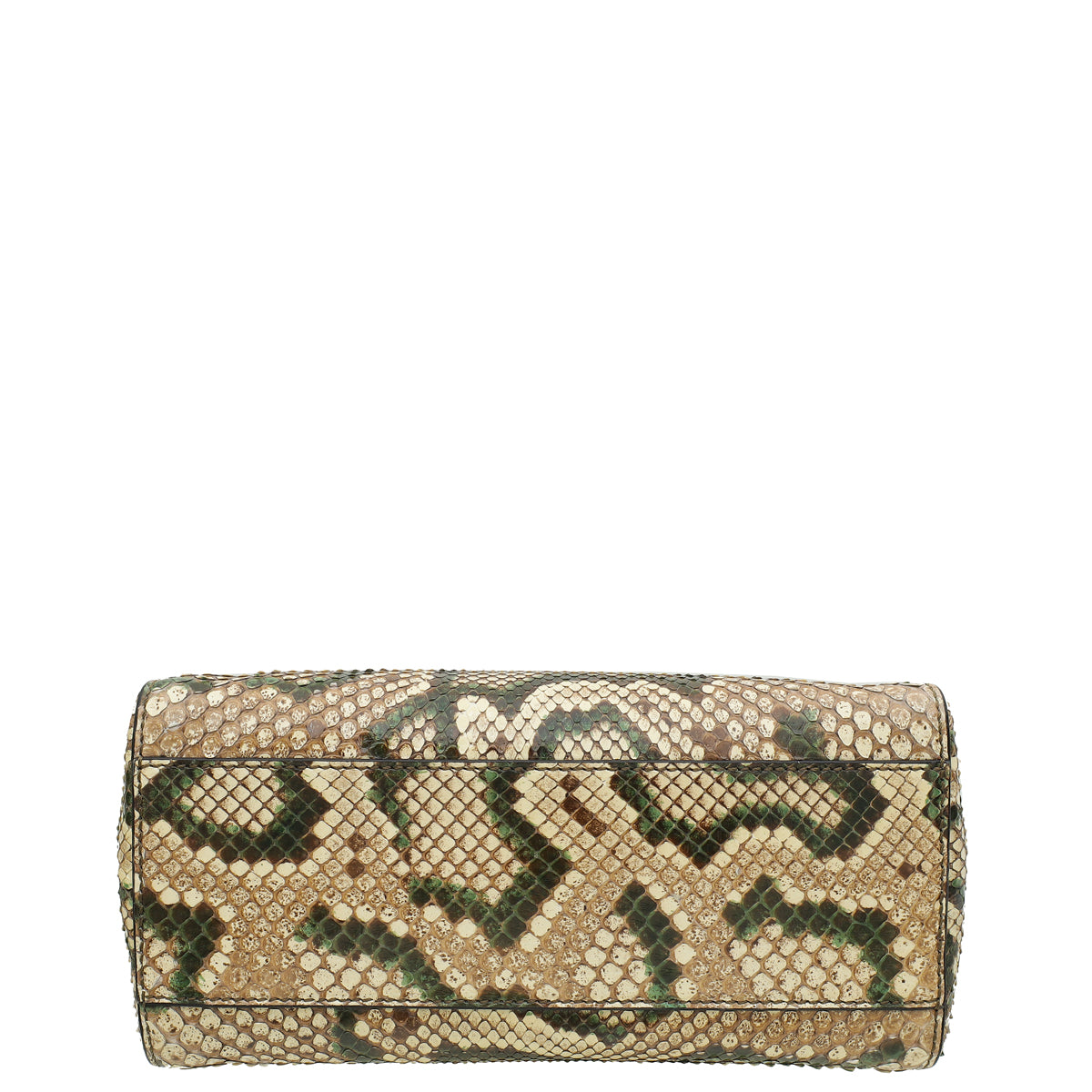 Fendi Beige Python Peekaboo Mini Bag