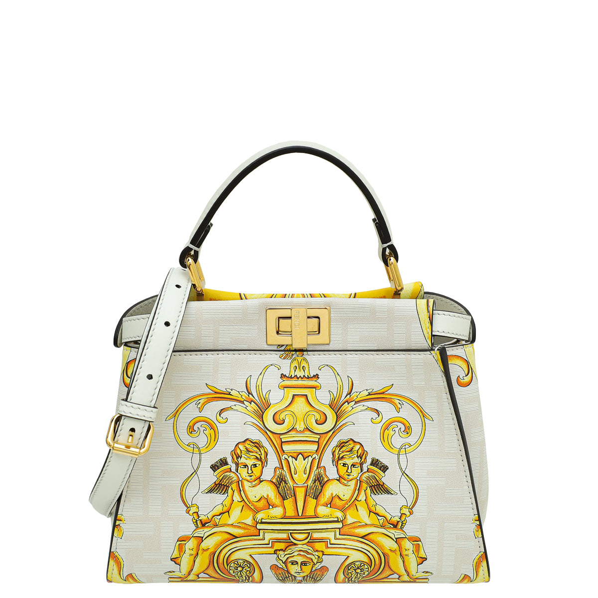Fendi Bicolor x Versace Mini Peekaboo Bag-Fendi-THE CLOSET