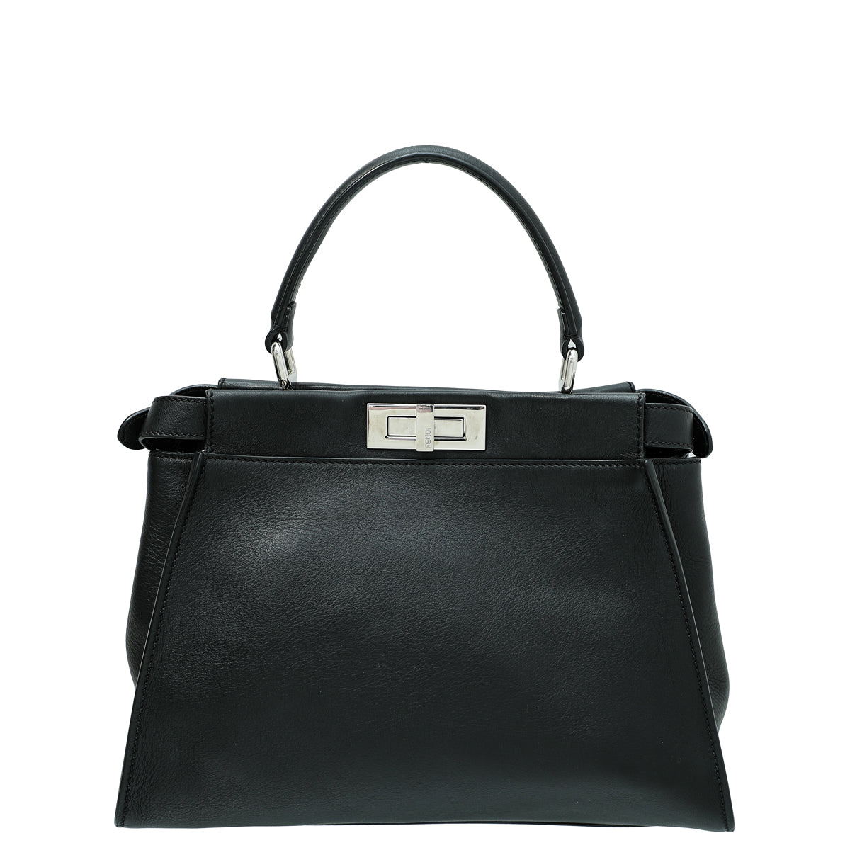 Fendi Black Iconic Peekaboo Regular Bag-Fendi-THE CLOSET