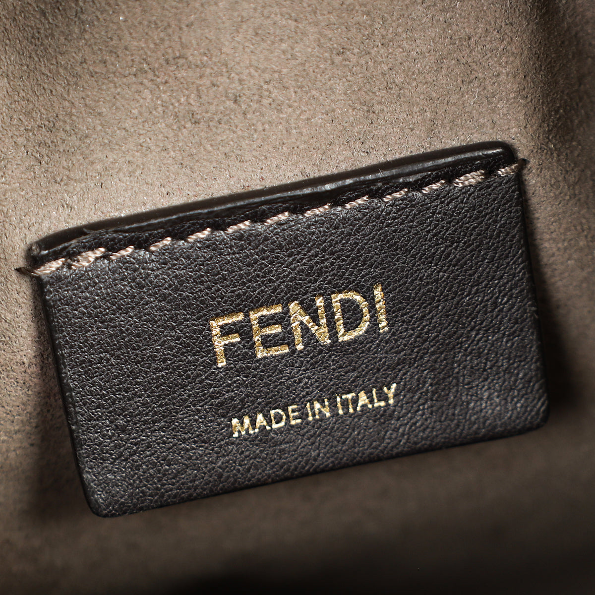 Fendi Bicolor Zucca Mon Tresor Mini Bucket Bag