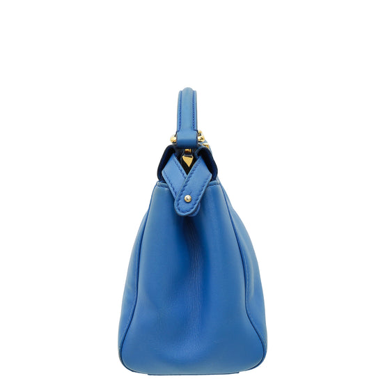 Fendi Blue Mini Peekaboo Bag