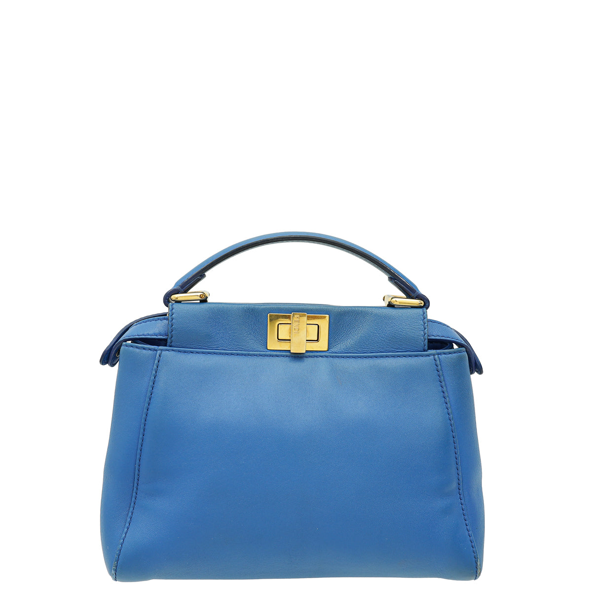 Fendi Blue Mini Peekaboo Bag