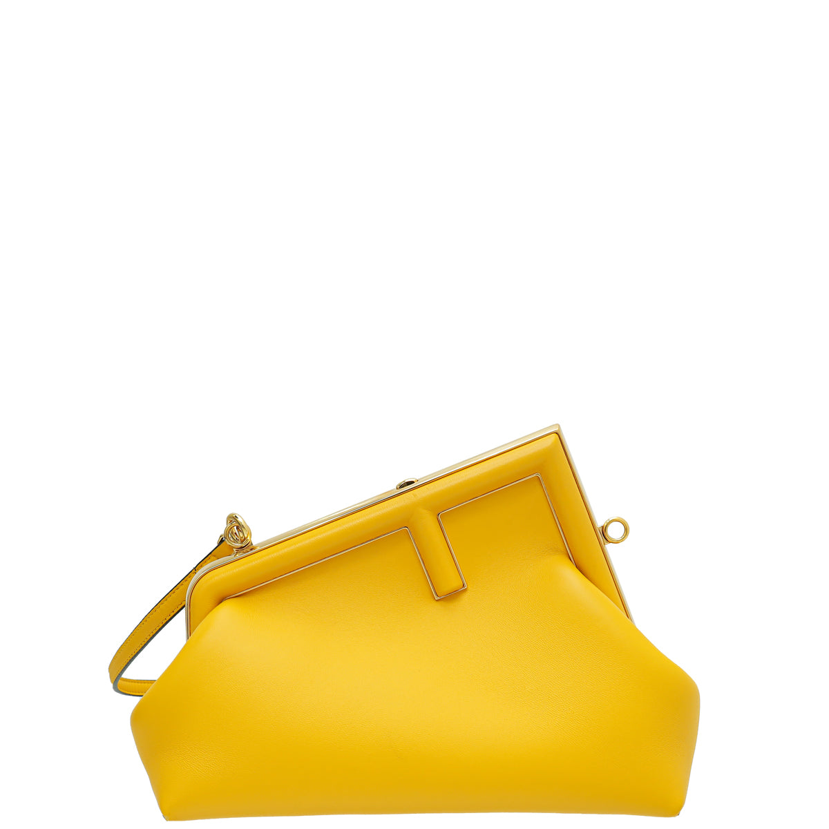 Fendi Yellow "Fendi First" Small Bag