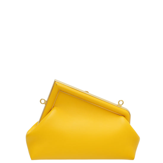 Fendi Yellow "Fendi First" Small Bag