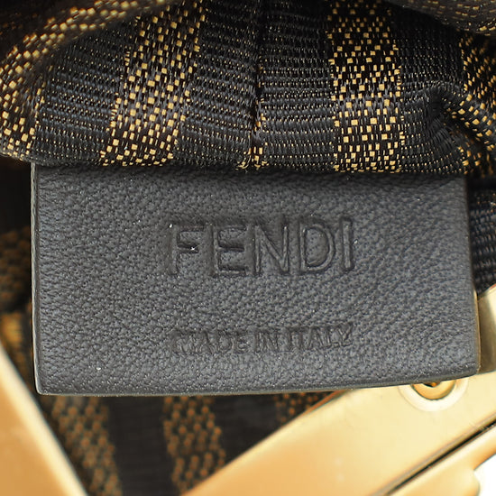 Fendi Bicolor Nano "Fendi First" Chain Charm Bag