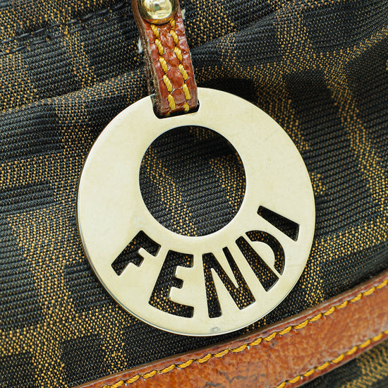 Fendi Tobacco Zucca Chef Shoulder Bag